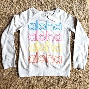 Girl's sweatshirt "Aloha" by PEEK